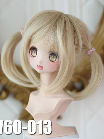 BJD Wig Light Gold Cute Hair for SD/DD Size Ball-jointed Doll