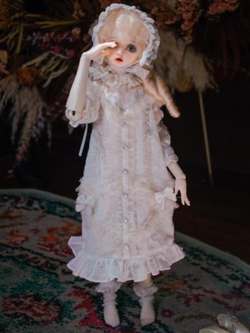 BJD Clothes Lace Vintage Court Pajamas for YOSD/MSD/DSD/SD Size Ball-jointed Doll