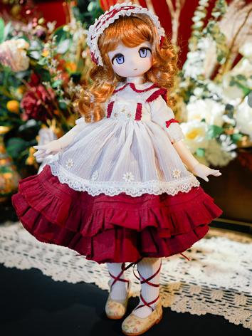 BJD Clothes Daisy Lucky Dress for YOSD/MSD/DSD/SD Size Ball-jointed Doll