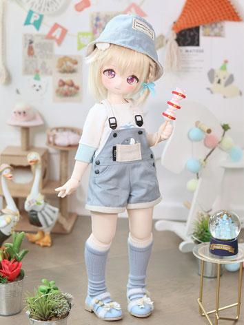 BJD Clothes Boy/Girl Suspender Trousers Suit for MDD Ball-jointed Doll