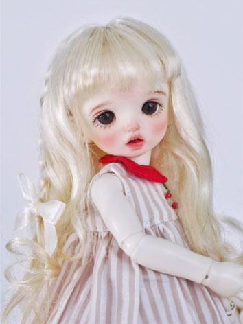 BJD Wig Gold Braid Hair for YOSD Size Ball-jointed Doll