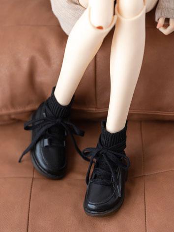 BJD Shoes Black Shoes for 70cm Size Ball-jointed Doll