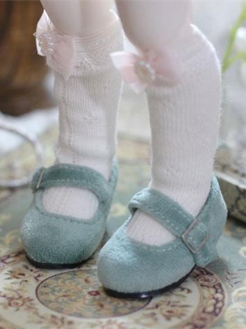 BJD Shoes Round Toe Suede Shoes for YOSD Size Ball-jointed Doll
