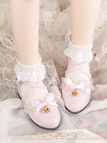 BJD Shoes Chiffon Cross Strap Sandals for MSD/YOSD Size Ball-jointed Doll