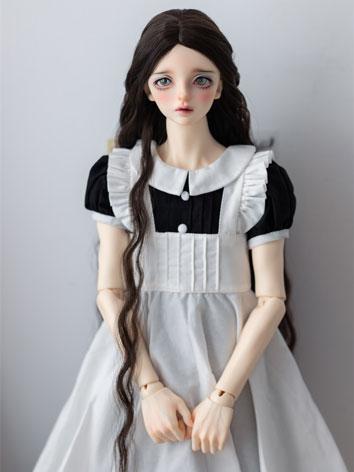 BJD Wig Wavy Long Hair for SD Size Ball-jointed Doll