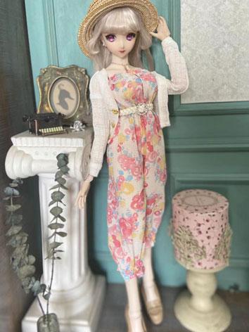 BJD Clothes Sexy Summer Chiffon Jumpsuit Set for SD/DD/MSD Size Ball-jointed Doll