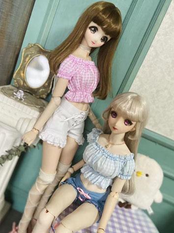 BJD Clothes Summer Top and Shorts for SD/DD/MSD Size Ball-jointed Doll