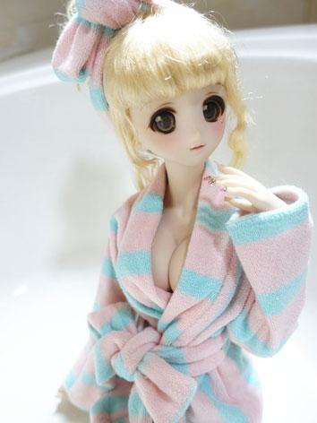 BJD Clothes Soft Bathrobe for SD/DD/MSD Size Ball-jointed Doll