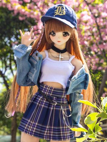 BJD Clothes Handsome Denim Jacket Suit for SD/DD Size Ball-jointed Doll