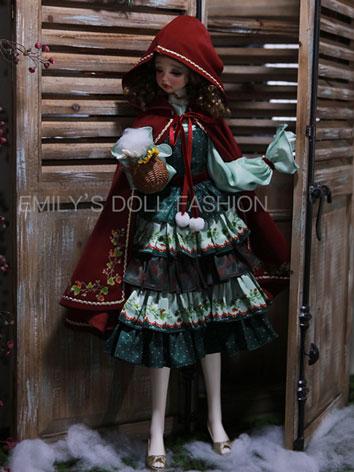 BJD Clothes Cloak Dress Suit for OB24/OB27/Blythe/YOSD/MSD/SDGR/SD16 Size Ball-jointed Doll