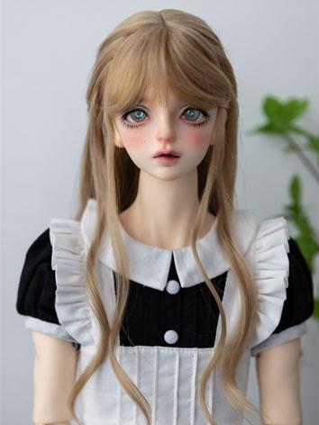 BJD Wig Long Hair with Ribbon for SD Size Ball-jointed Doll