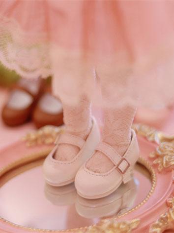 BJD Shoes Girl Buckle High Heels for YOSD Size Ball-jointed Doll