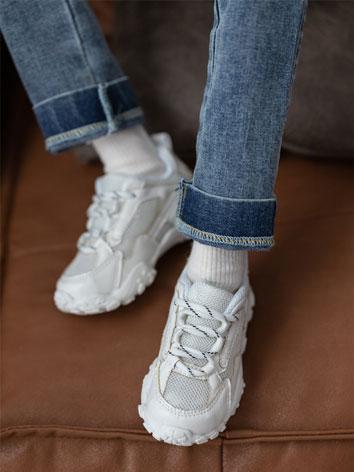BJD Shoes Mesh Sneakers for MSD/70cm Size Ball-jointed Doll
