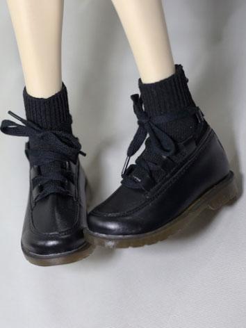 BJD Shoes Black Shoes 013 for SD/70cm Size Ball-jointed Doll