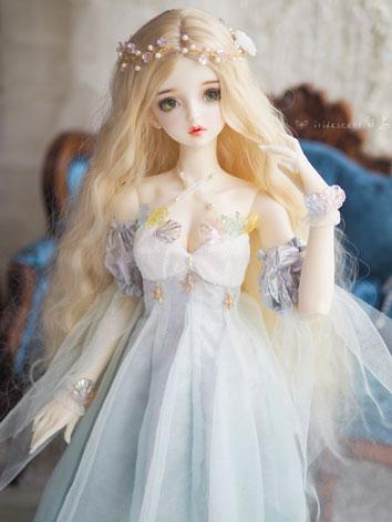 BJD Clothes Sling Gradient Chiffon Dress Suit for SD Size Ball-jointed Doll