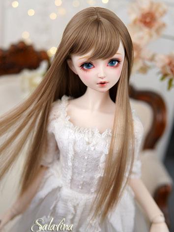 BJD Wig Gentle Long Straight Hair for SD/MSD/YOSD Size Ball-jointed Doll
