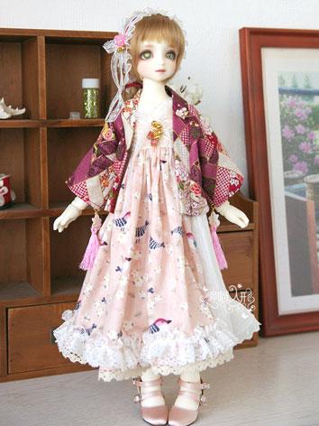 BJD Clothes Girl Embroidery...
