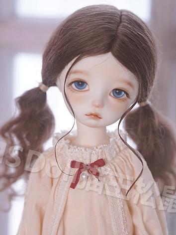 BJD Wig Girl Curly Hair for YOSD Size Ball-jointed Doll