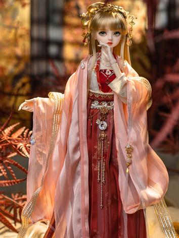 BJD Clothes Jiuqu Hongmei Outfit Rc45-35 for MSD Size Ball-jointed Doll