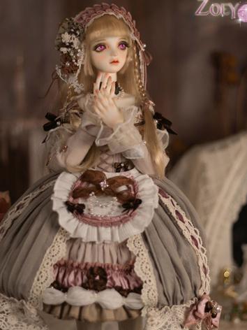 Limited 80 BJD Clothes Zoey Outfit for MSD Size Ball-jointed Doll