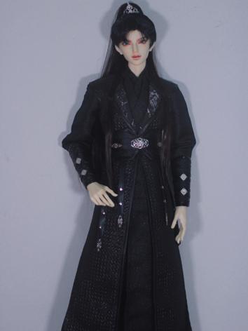 Limited Time BJD Clothes Black Ancient Costume for 68/70/75cm Size Ball-jointed Doll