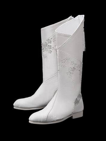 BJD Shoes White Boots LH68SH-0001 for 68cm/70cm/73cm Size Ball-jointed Doll