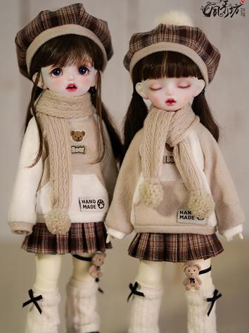 BJD Clothes Girl Cute Outfit for YOSD Size Ball-jointed Doll