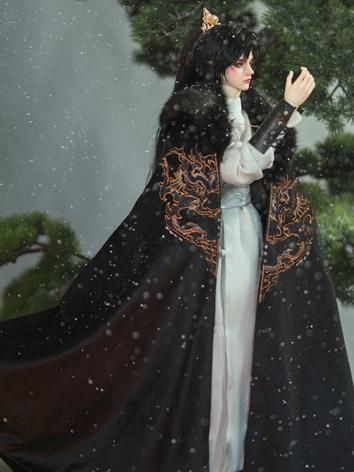 BJD Clothes Black Cloak for SD/70cm Size Ball-jointed Doll