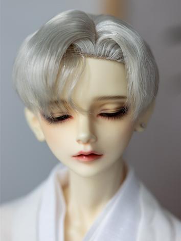 BJD Wig Silver/Golden Short Hair for SD/MSD Size Ball-jointed Doll