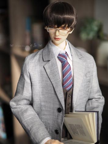 BJD Clothes Light Gray Suit 5PCS for SD/70cm/75cm Size Ball-jointed Doll