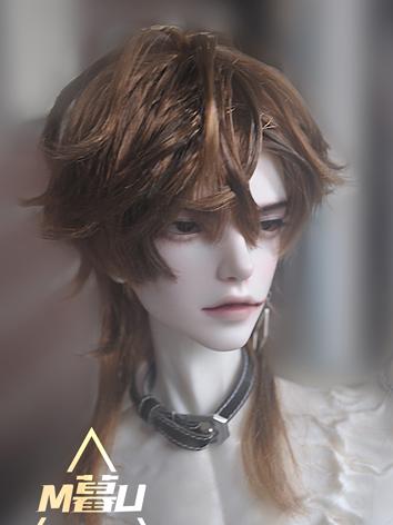 BJD Wig Male Wolf Tail Hair for SD Size Ball-jointed Doll