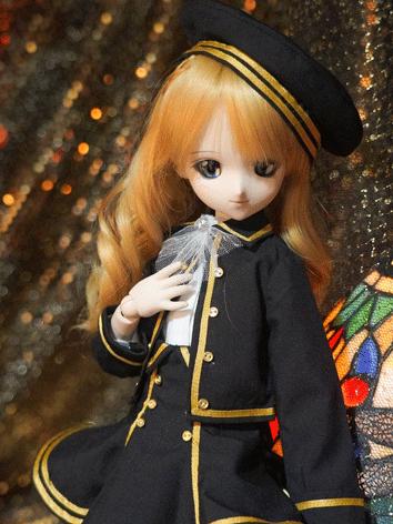 BJD Clothes White/Black Uniform Suit for MSD/SD/DD size Ball-jointed Doll