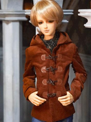 BJD Clothes Black/Brown Coat for MSD/SD/DD Size Ball-jointed Doll