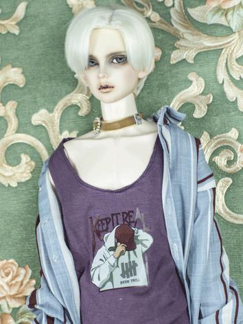 BJD Clothes Boy/Male Blue Shirt for MSD/SD/70CM/75CM Ball-jointed Doll