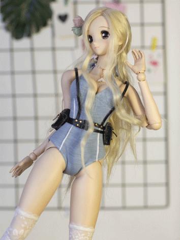 BJD Clothes Dusty Blue/Navy Blue Swimsuit for MSD/SD/DD/SD17/70CM Ball-jointed Doll