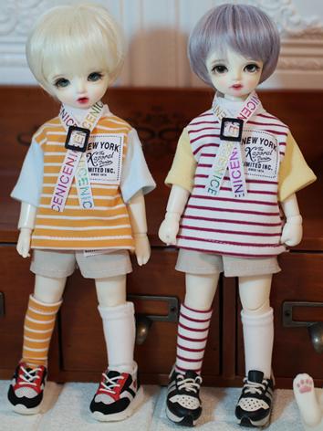 BJD Clothes Yellow/Red Ever...