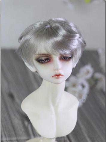 BJD Wig Black/Golden/Brown/Silver Short Hair for YOSD/MSD/SD Size Ball-jointed Doll