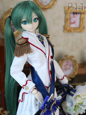 BJD Clothes 1/3 White Knight suit Fit for SD/DD Size Ball-jointed Doll