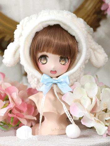 BJD Black/White/Pink/Beige Animal Hat for SD/DD/MSD/MDD Size Ball-jointed Doll