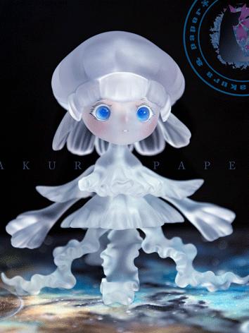BJD's pet Small Jellyfish Jelly Transparent White Ball-jointed doll 