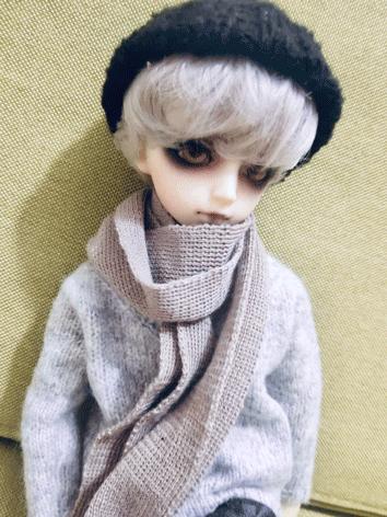 BJD Boy Clothes White/Gray Sweater for YOSD/MSD/SD/70CM/73CM size Ball-jointed Doll