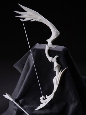 BJD Accessories The Scarlet Feather Bow and Arrow Set for MSD Size Ball-jointed Doll