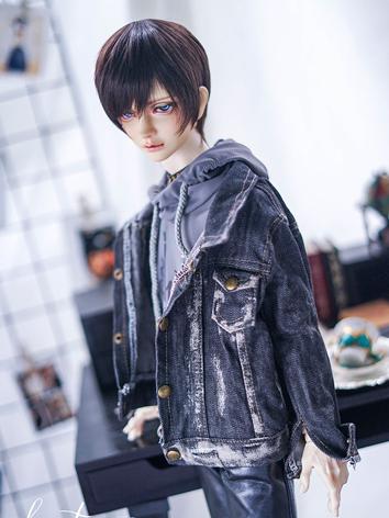 BJD Clothes Jeans Jacket for SD13/SD17/SDGR Size Ball-jointed Doll