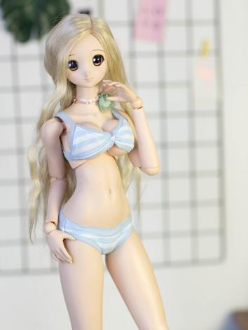 BJD Clothes Light Blue/Dark Blue Swimsuit for MSD/SD/SD17/70cm/SDGR Size Ball-jointed Doll