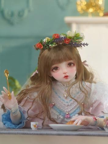 BJD Wig 1/3 Modern Linen Shawl Curls WG322061 for SD Size Ball-jointed Doll