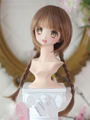 BJD Wig Double Braids Hair for SD/MDD Size Ball-jointed Doll