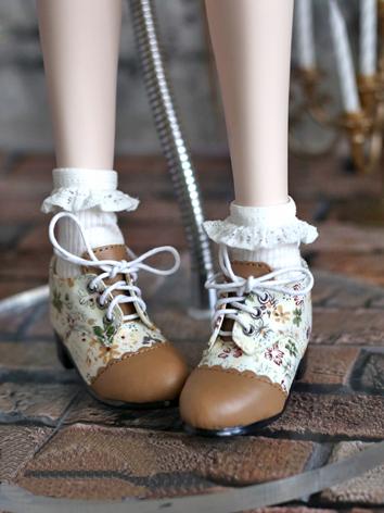 BJD Shoes Brown Medium Heel Shoes for SD/DD/MSD/MDD Size Ball-jointed Doll