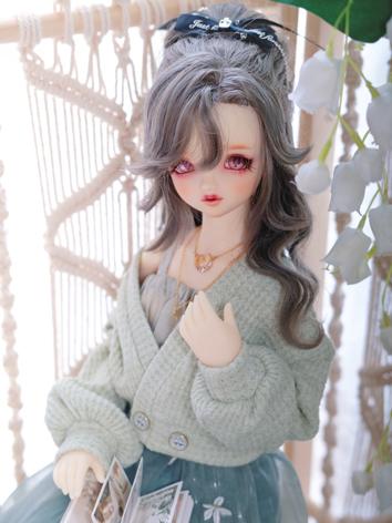 BJD Clothes Girl/Boy Green/Beige Coat A420 for SD/70cm/73cm/75cm Size Ball-jointed Doll