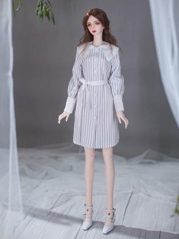 BJD Clothes Girl Grid Casual Dress for SD/SD16 Size Ball-jointed Doll