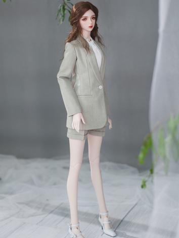 BJD Clothes Girl Pink/Green Casual Coat for SD/SD16 Size Ball-jointed Doll